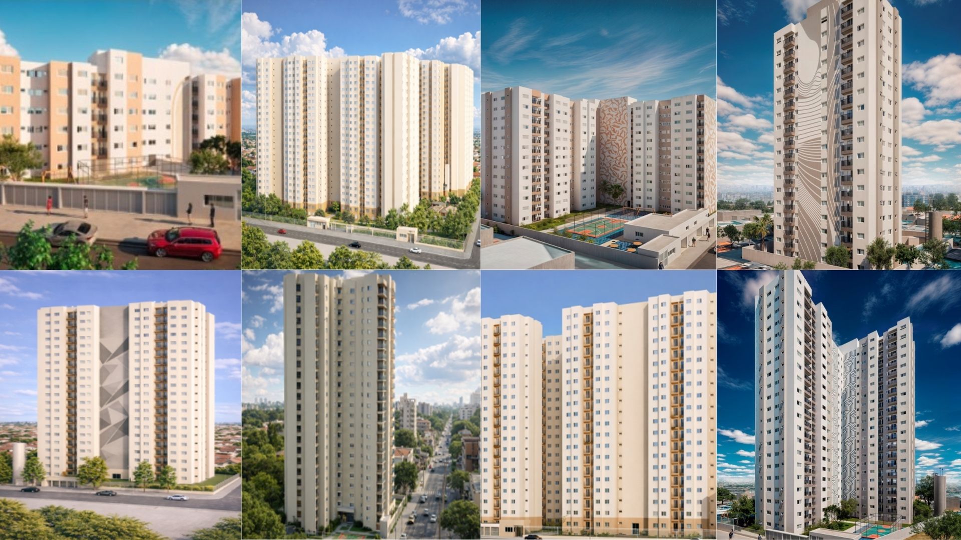 Projetos dos empreendimentos que serão construídos na OUCAE