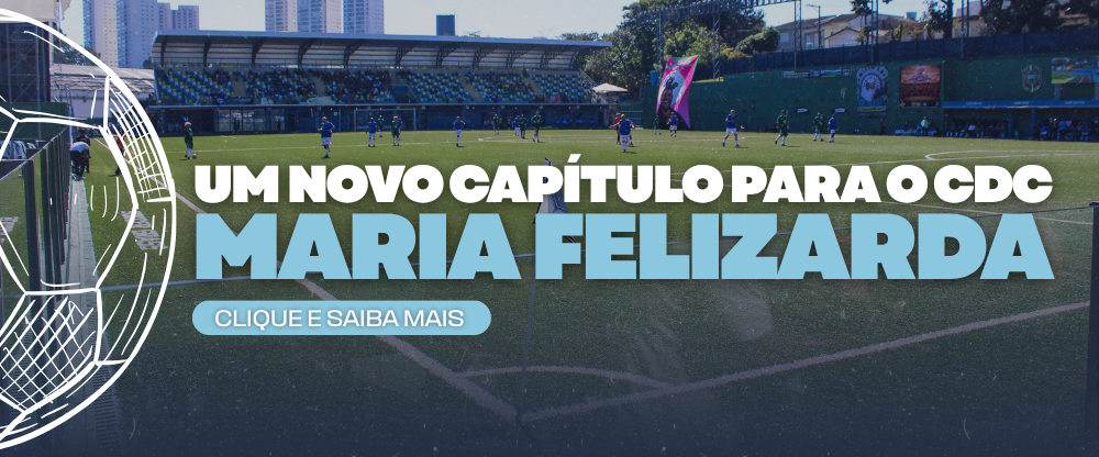 Na imagem, campo de futebol no CDC Maria Felizarda.