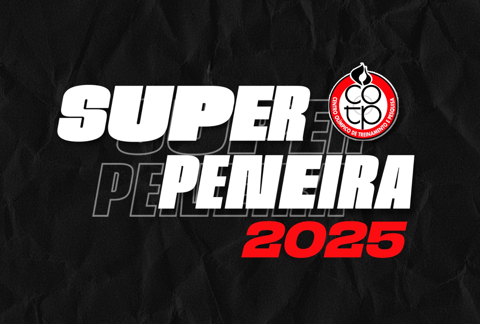 Na imagem, arte da Super Peneira 2025.
